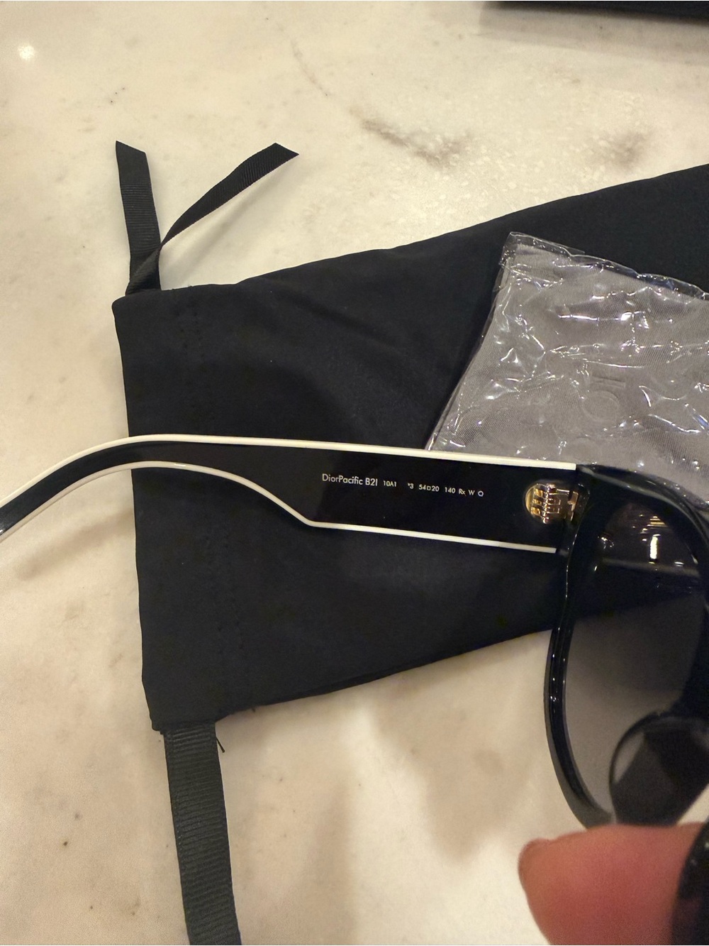 Dior Black Pacific Butterfly Sunglasses - Picture 4 of 5